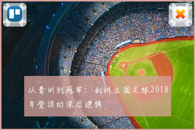 从青训到冠军：剖析法国足球2018年登顶的深层逻辑
