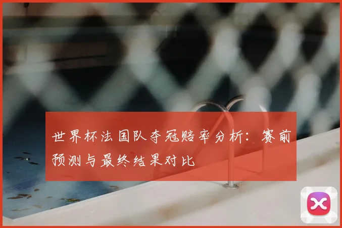世界杯法国队夺冠赔率分析：赛前预测与最终结果对比